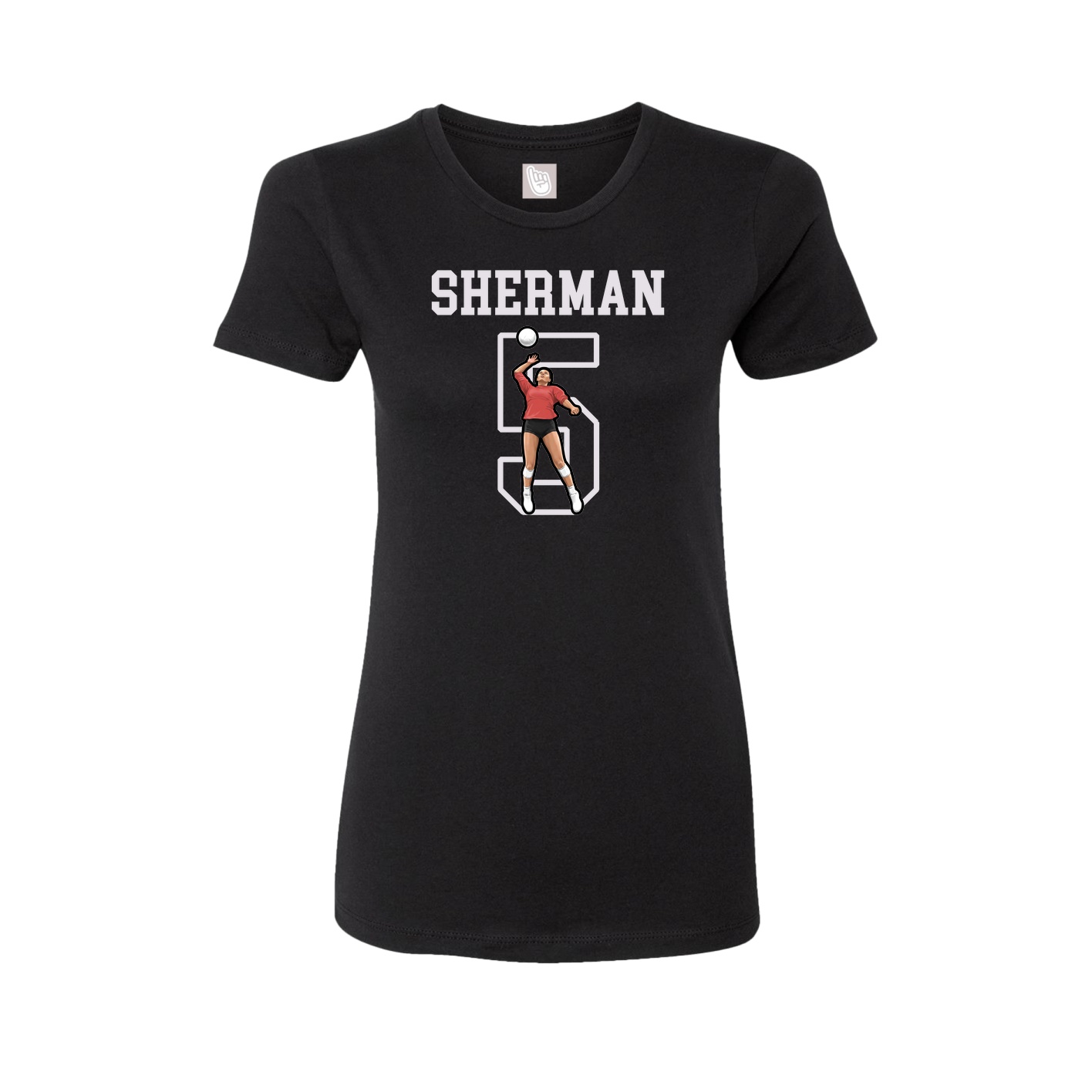 Fitted Women's Tee — Shirsey in Black