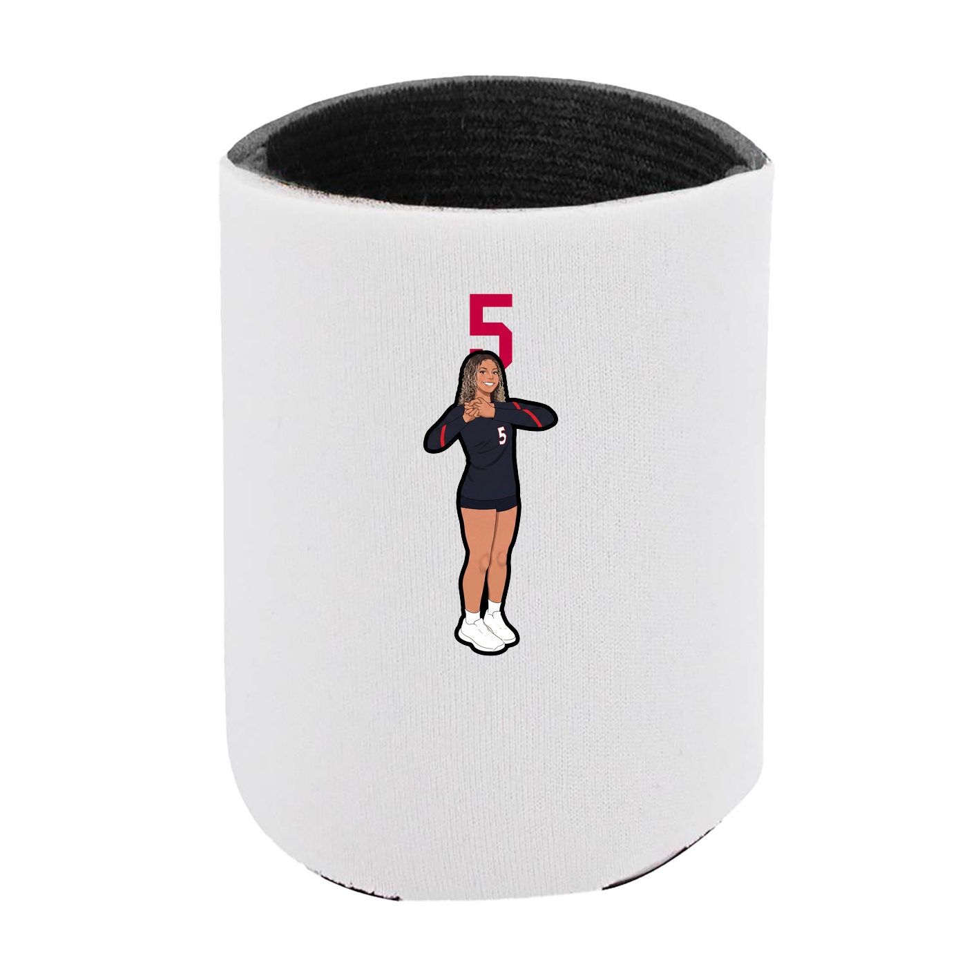 Can Holder — Number Top in White