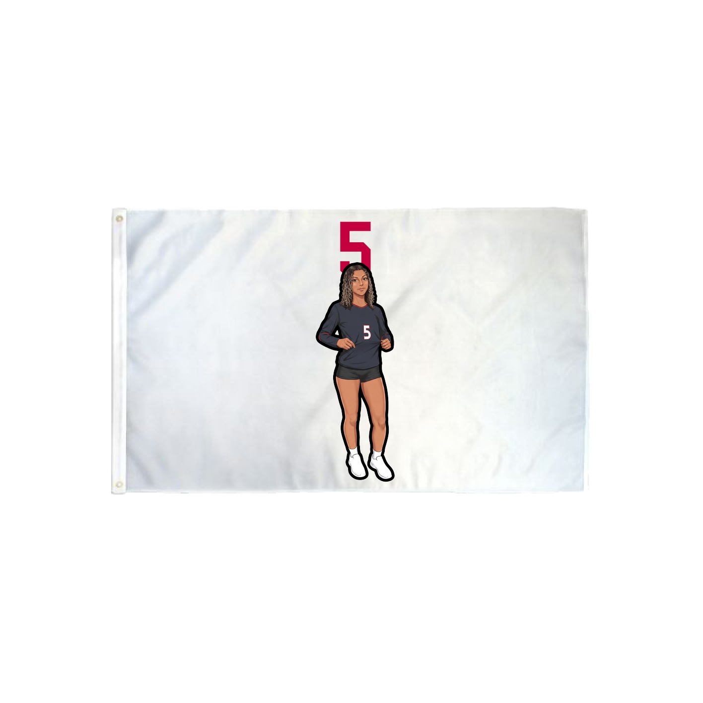 3x5 Flag — Number Top in Classic