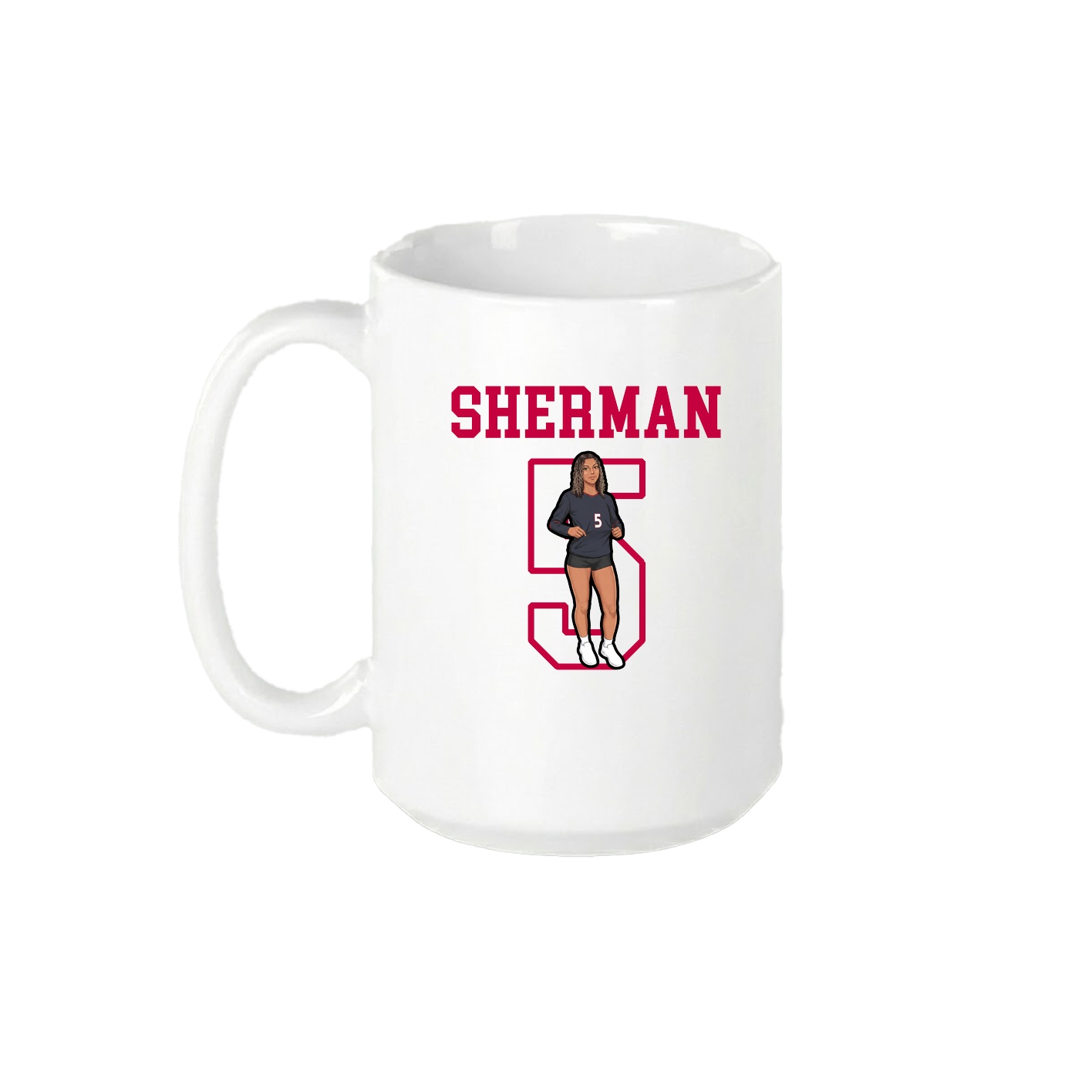 15oz Coffee Mug — Shirsey in White