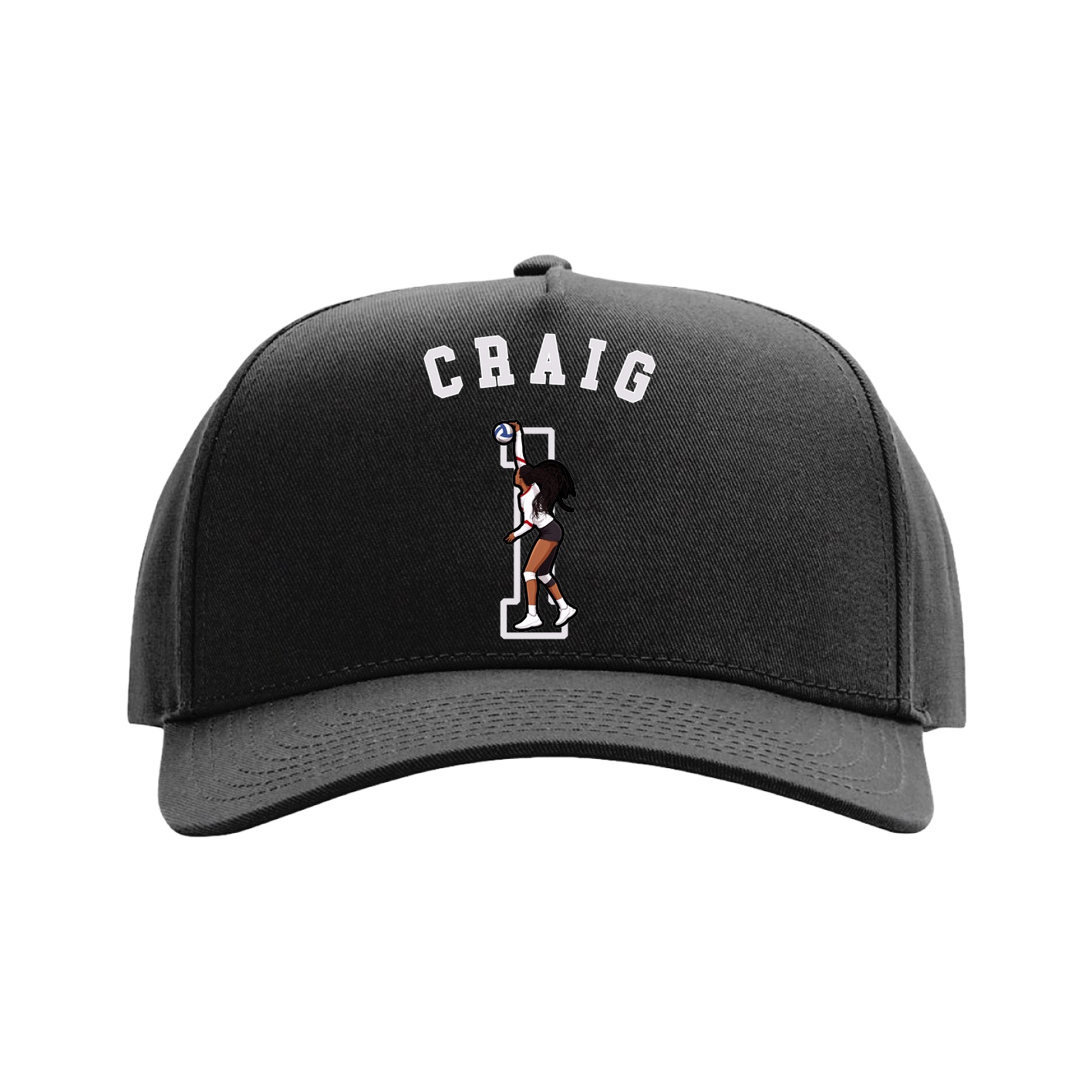 Full Fabric Five-Panel Champ Cap