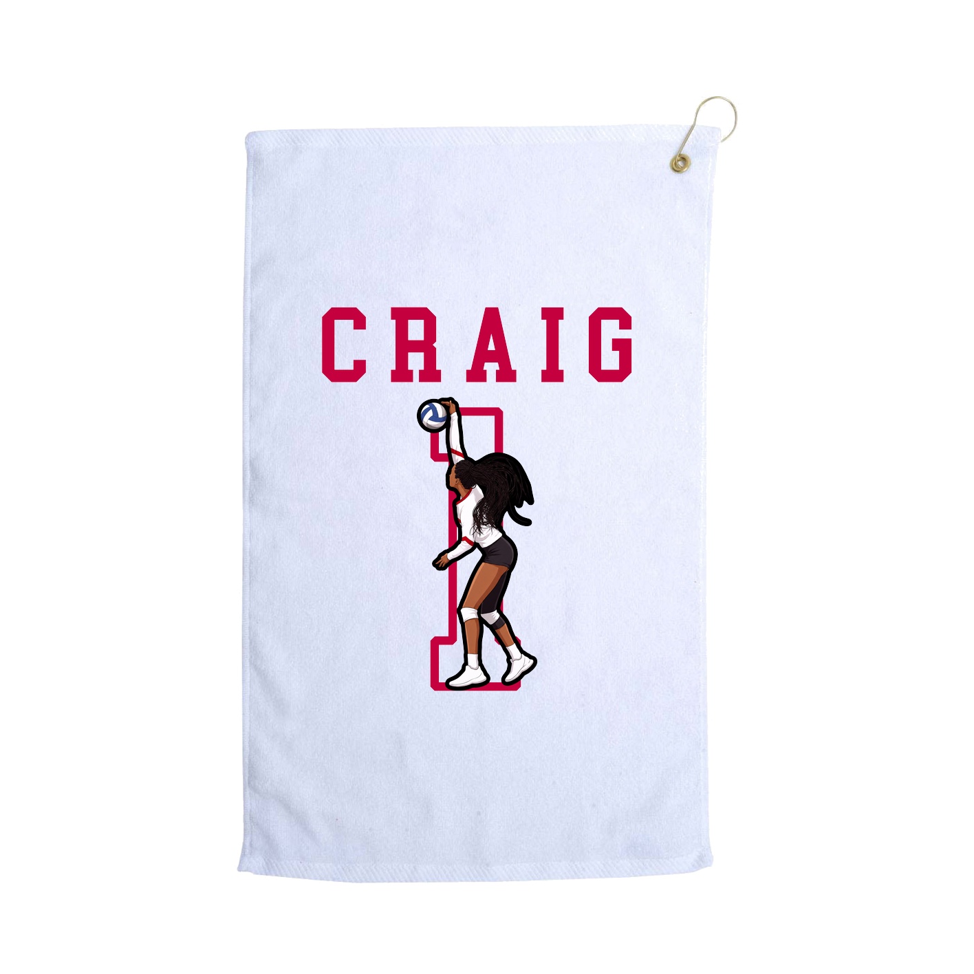 Golf Towel — Shirsey in White