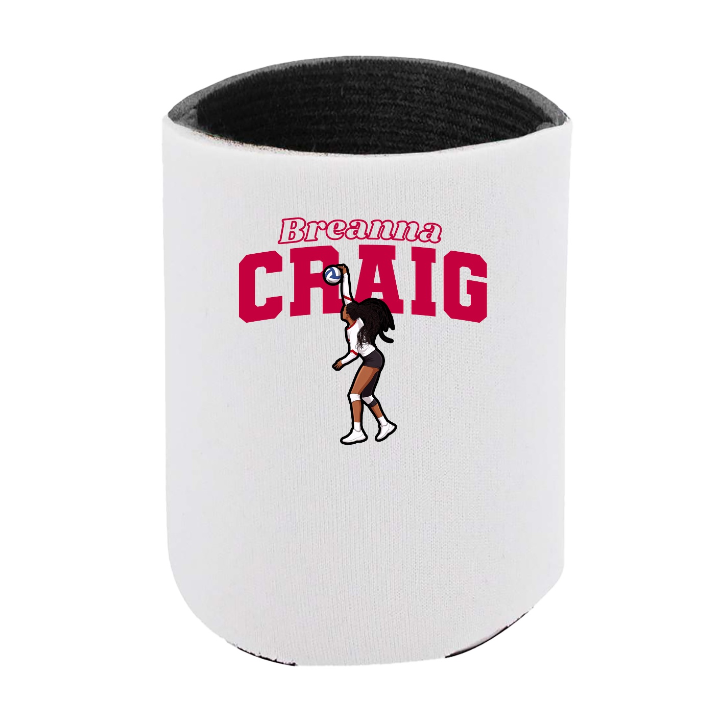 Can Holder — Name Arch in White