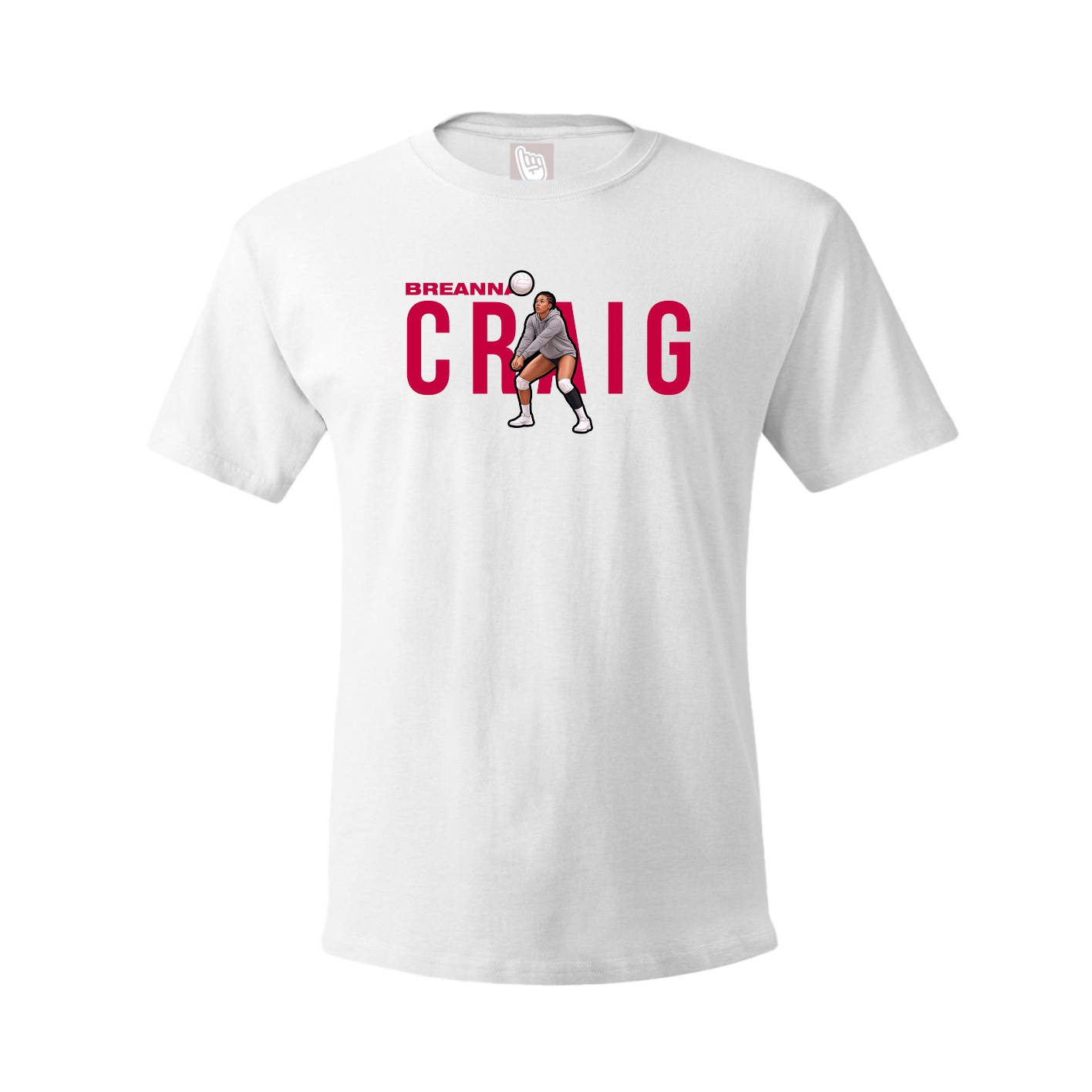 Youth Tee — Player Name in White