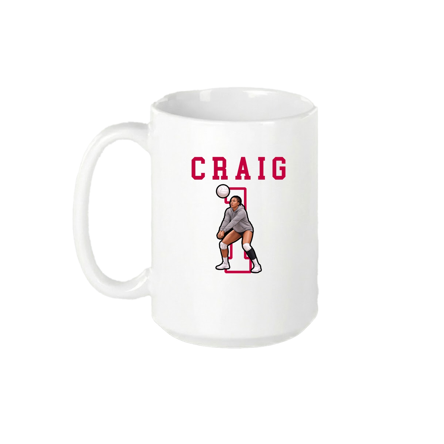 15oz Coffee Mug — Shirsey in White