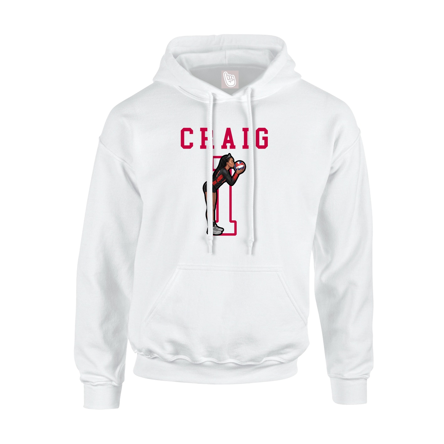 Youth Hoodie — Shirsey in White