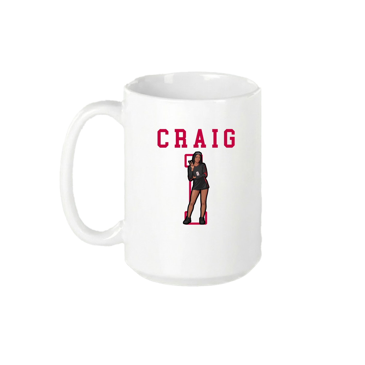 15oz Coffee Mug — Shirsey in White