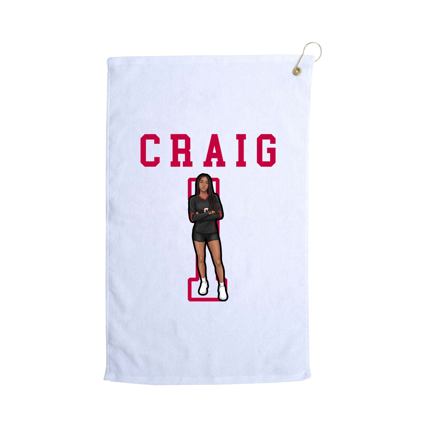 Golf Towel — Shirsey in White