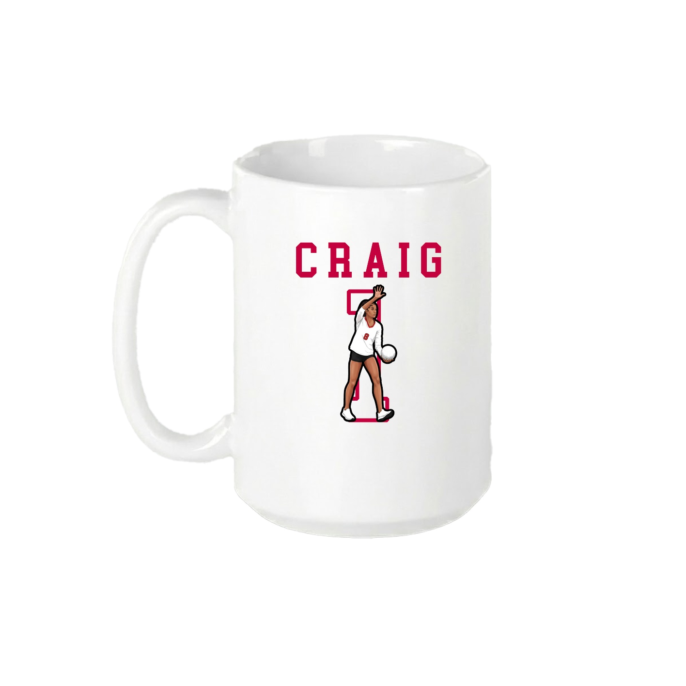 15oz Coffee Mug — Shirsey in White