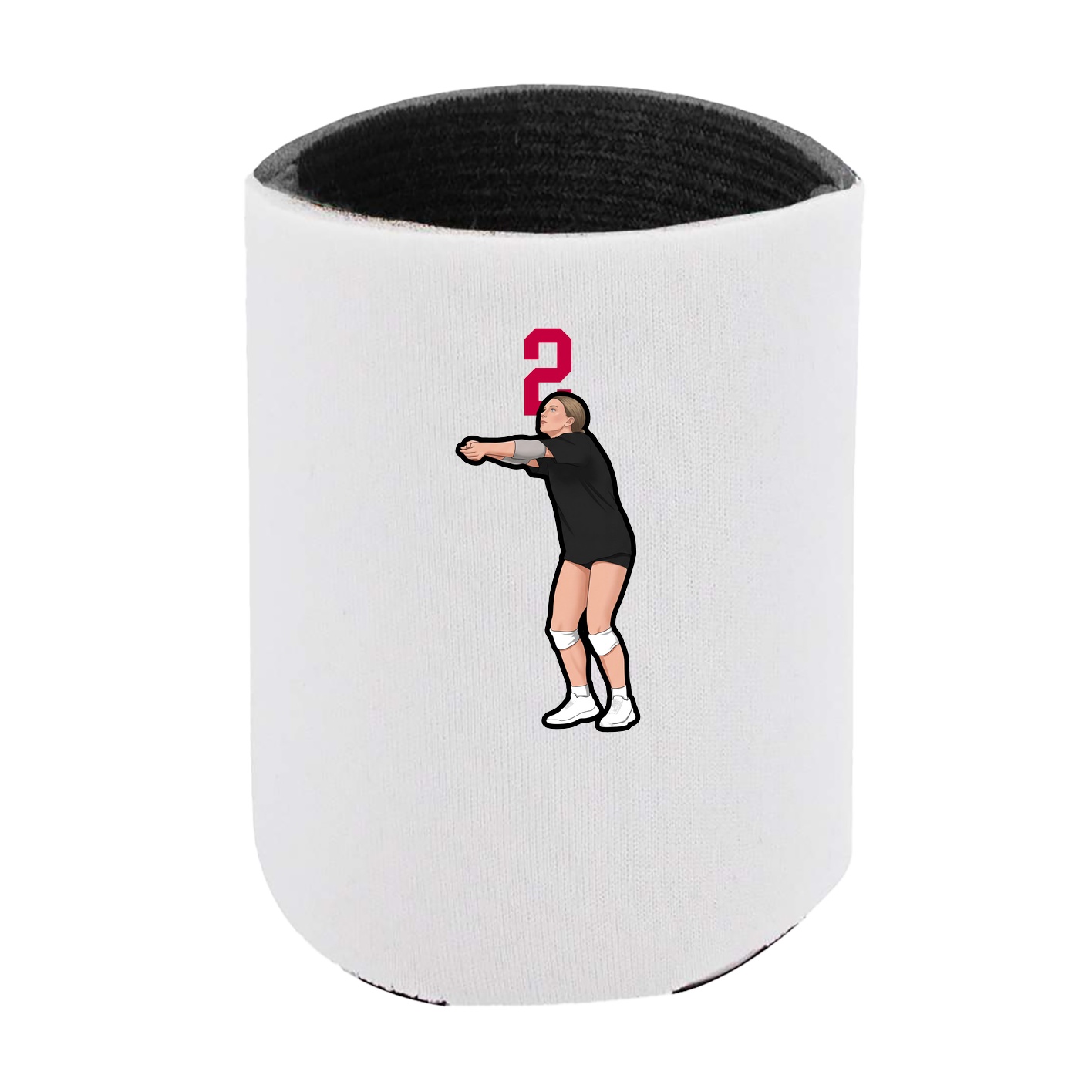 Can Holder — Number Top in White