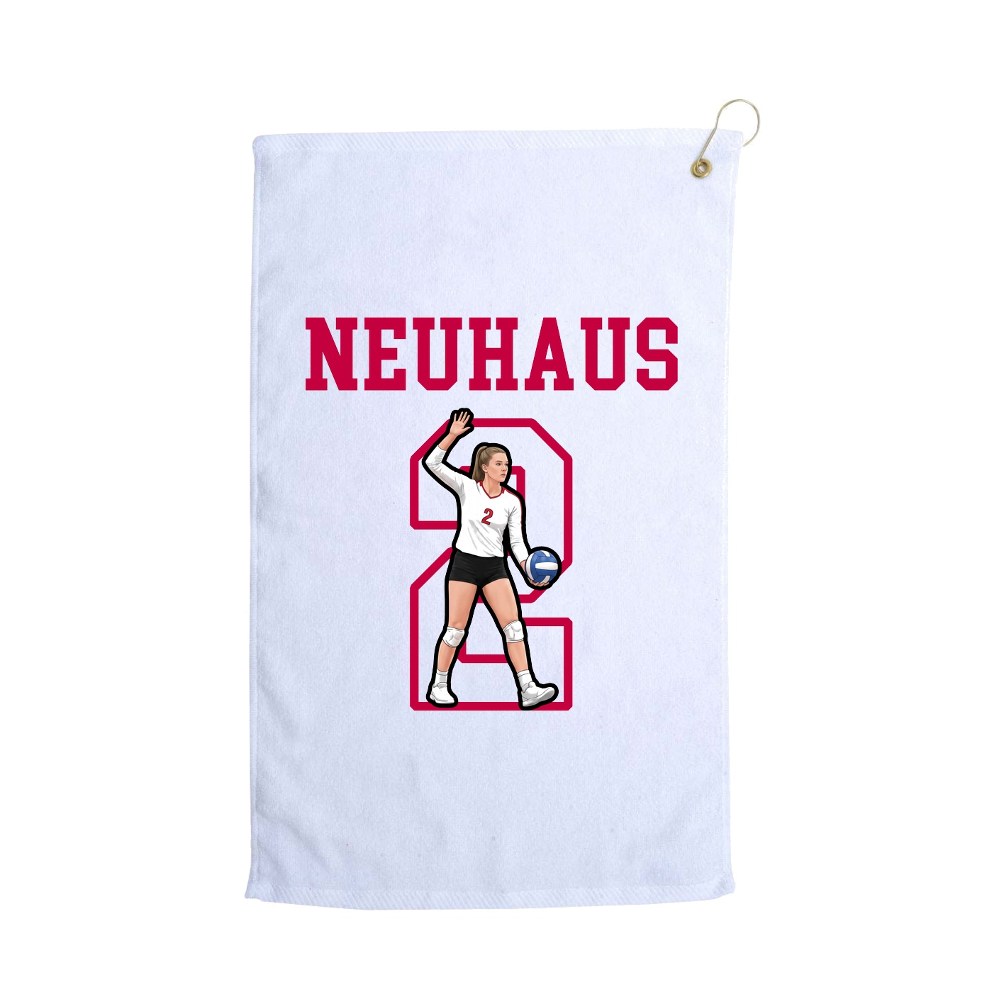 Golf Towel — Shirsey in White