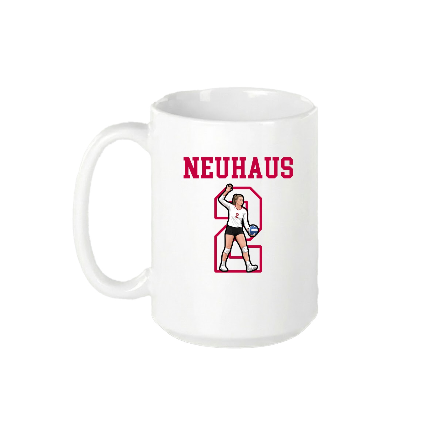 15oz Coffee Mug — Shirsey in White