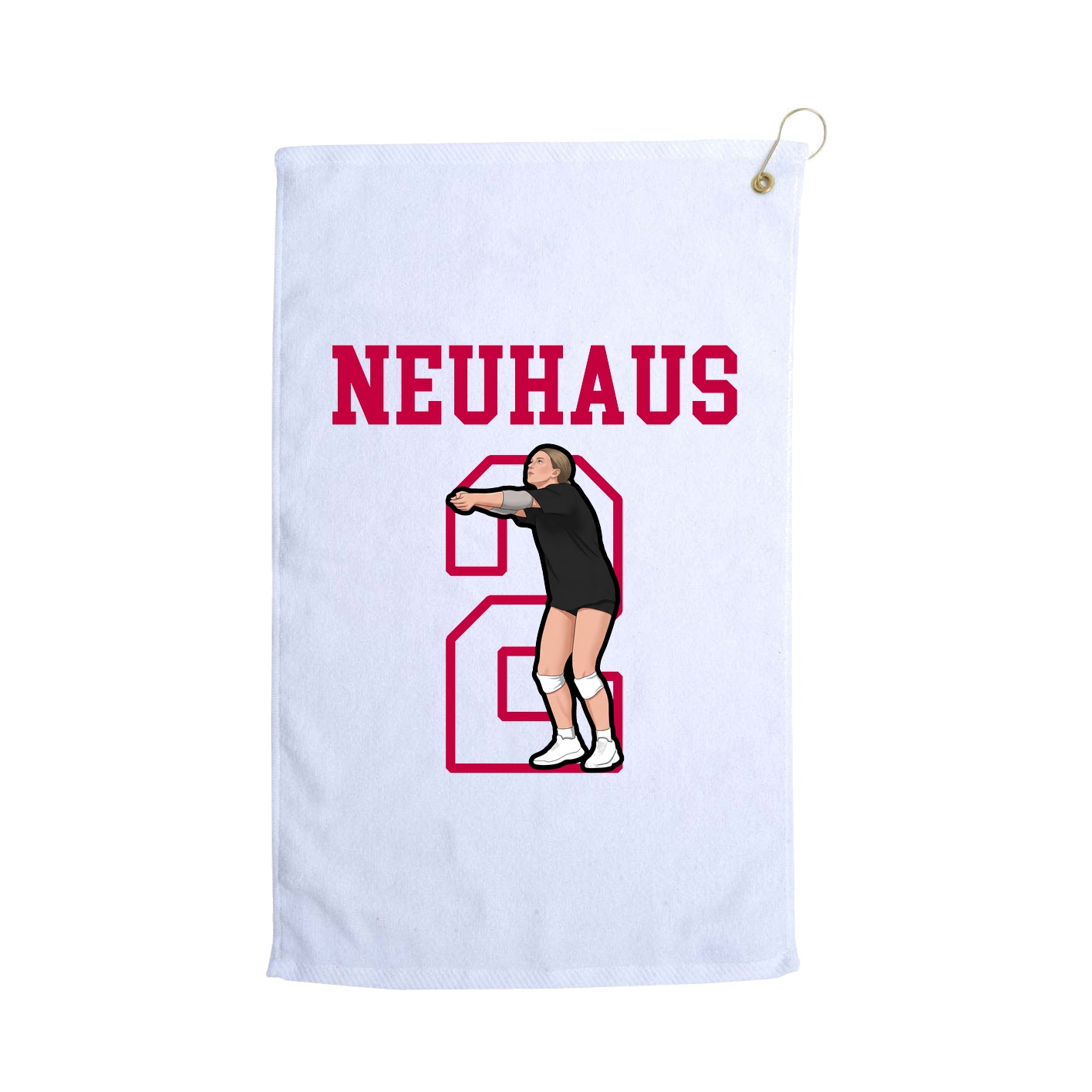 Golf Towel — Shirsey in White