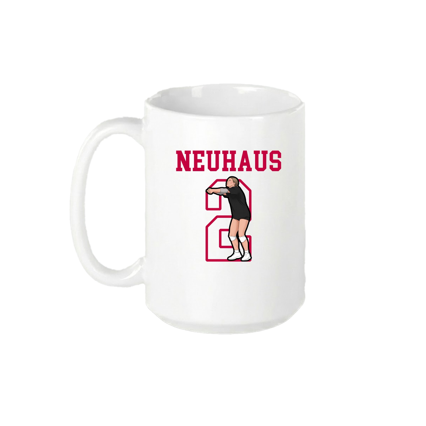 15oz Coffee Mug — Shirsey in White