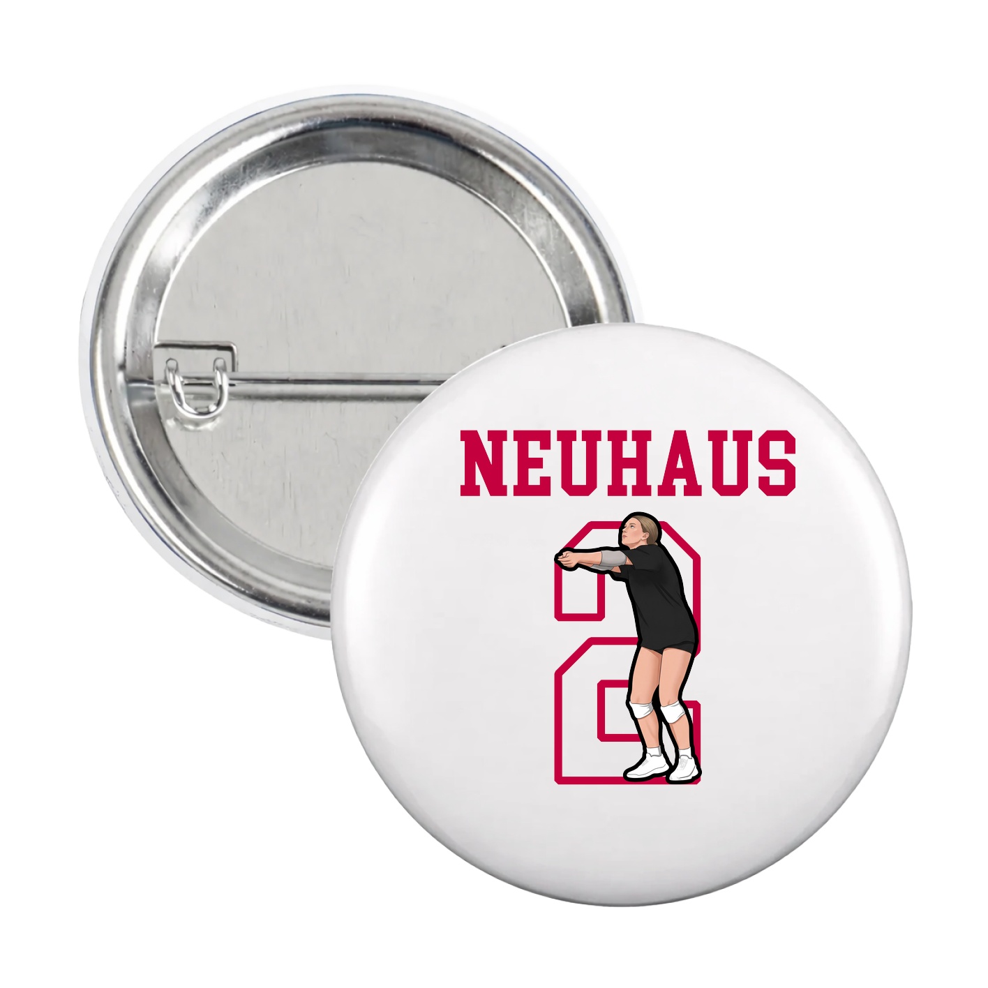Game Day Button — Shirsey in White