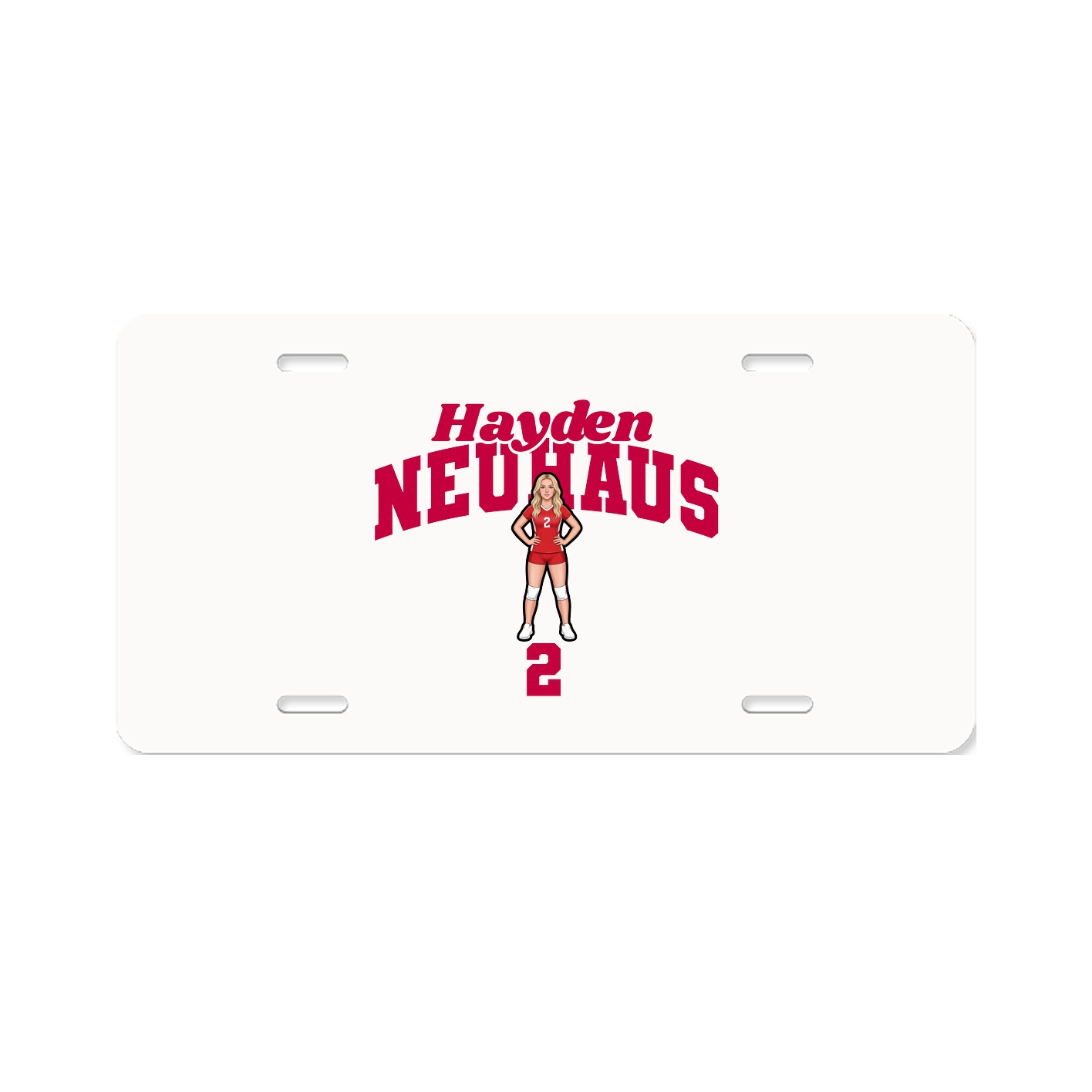License Plate — Signature Arch in Classic