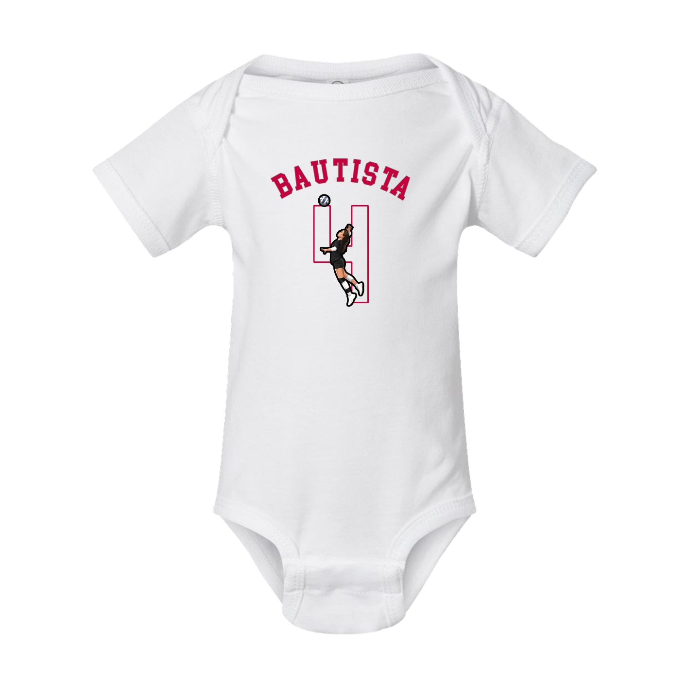 Baby Onesie — Shirsey Arch in White