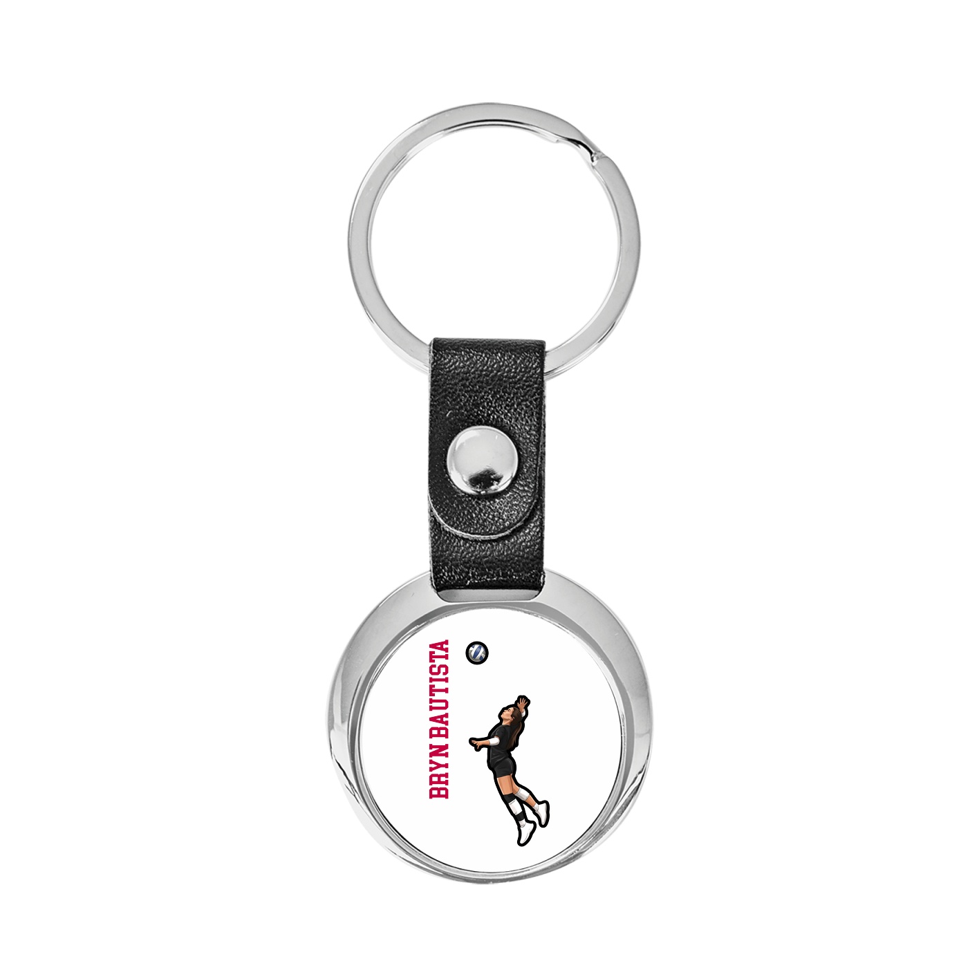 Key Chain — Name Vertical in Classic