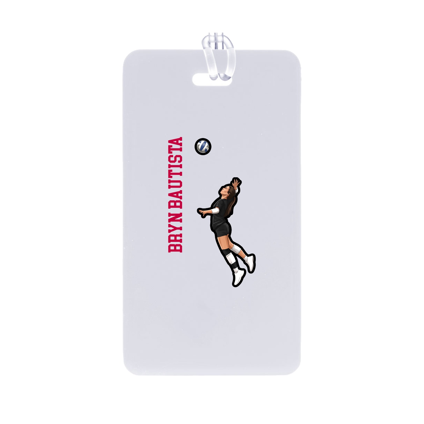 Bag Tag — Name Vertical in Classic