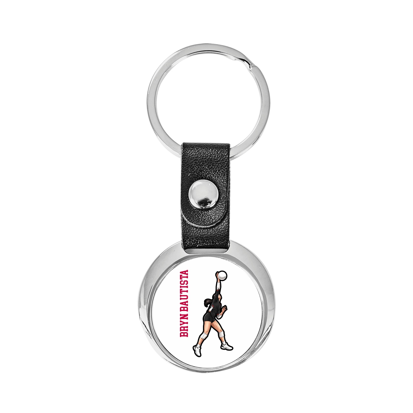 Key Chain — Name Vertical in Classic