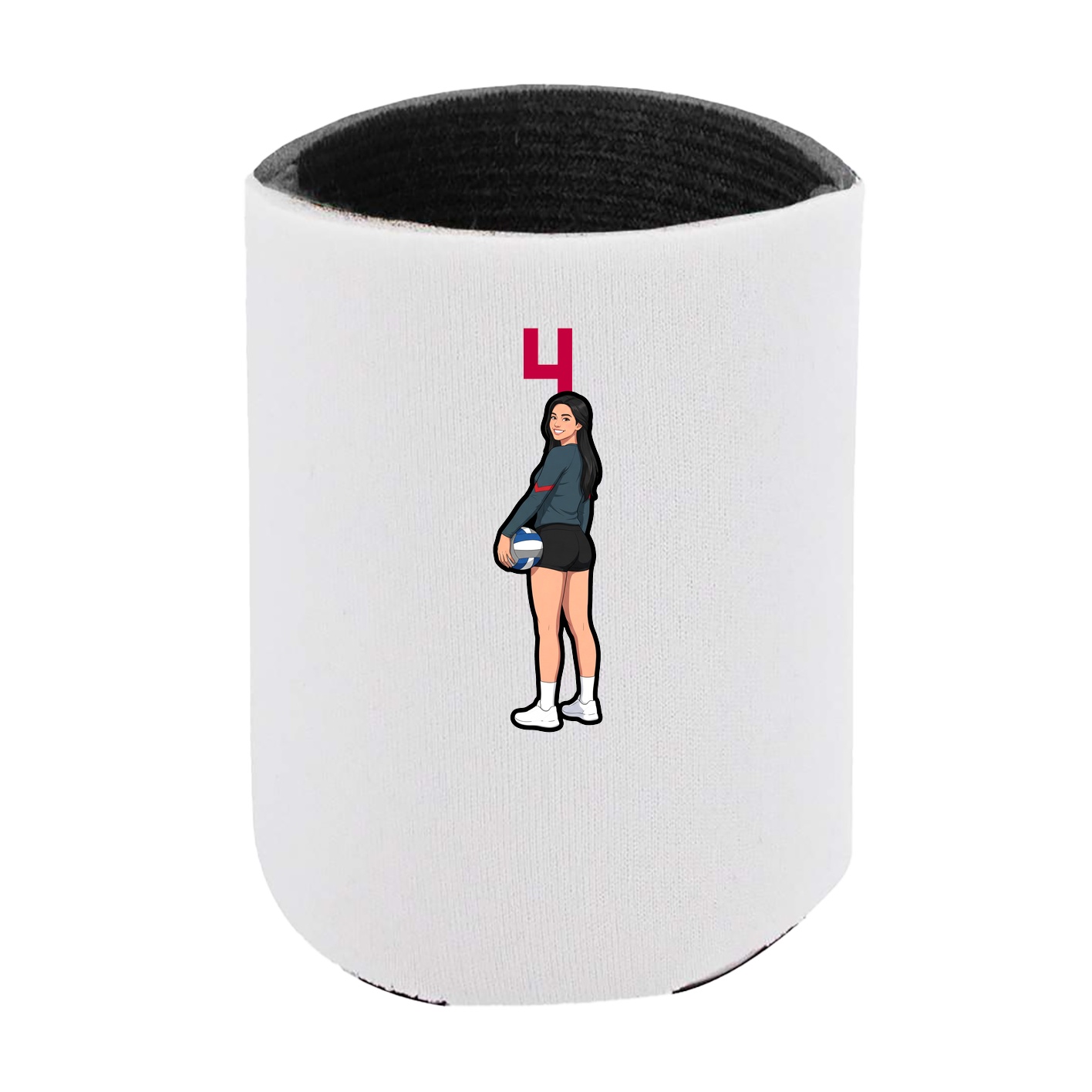 Can Holder — Number Top in White