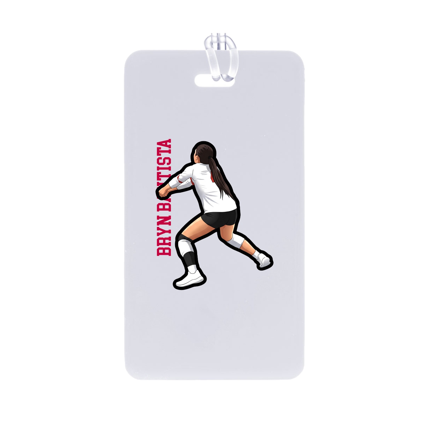 Bag Tag — Name Vertical in Classic