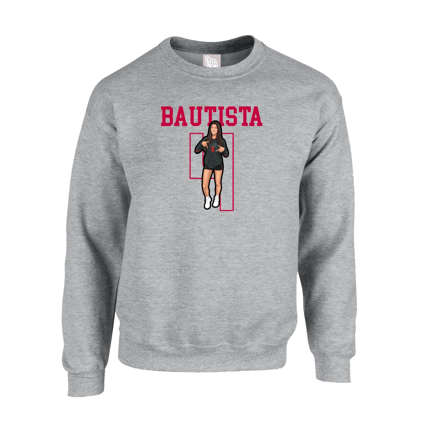 Fleece Crew — Shirsey in Grey