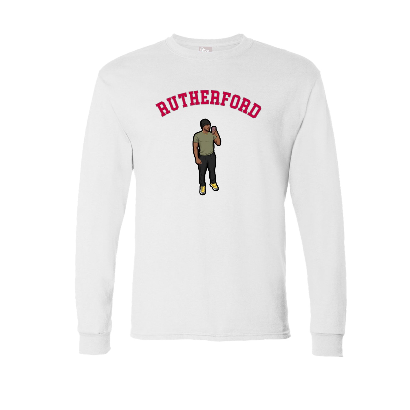 Long Sleeve Tee — Shirsey Arch in White