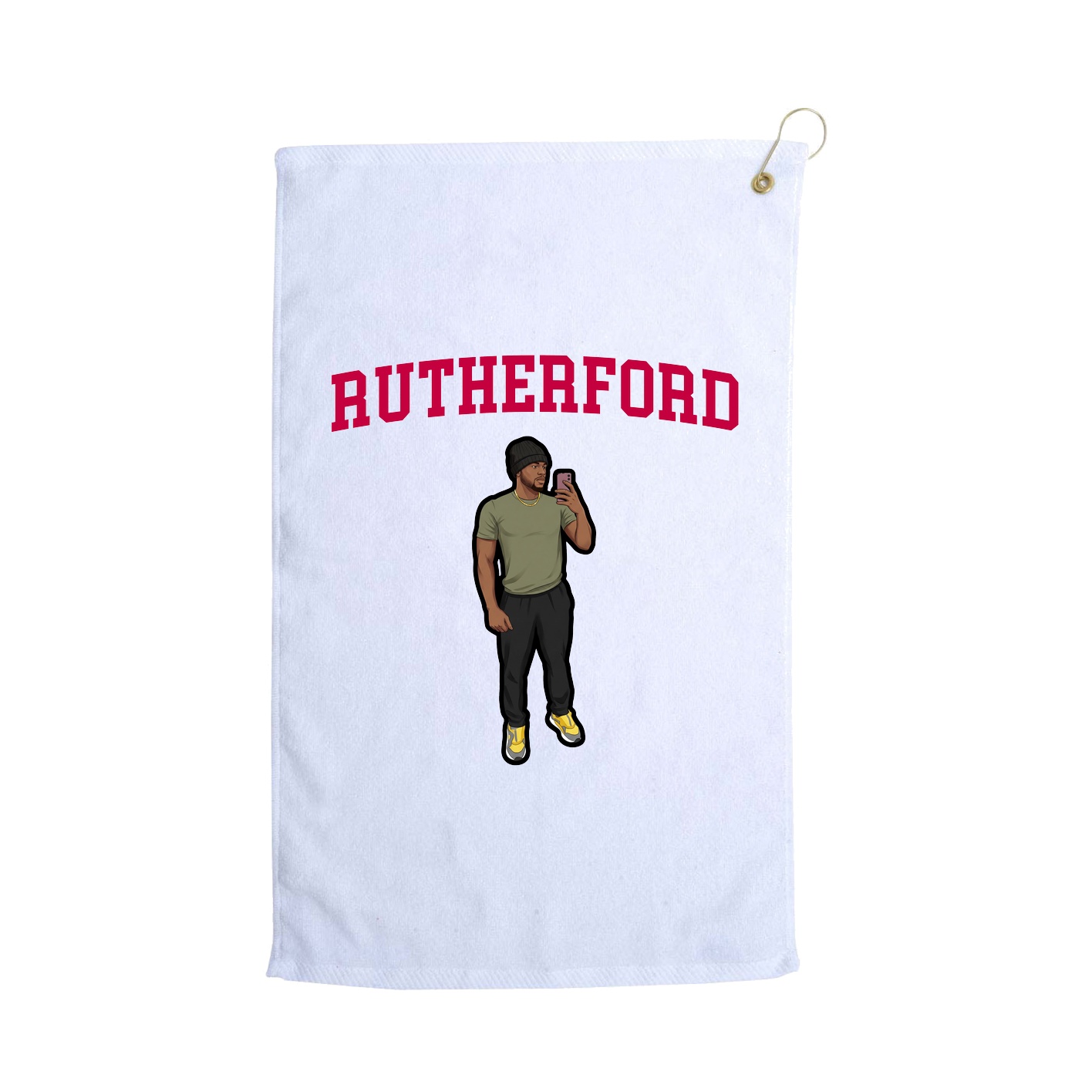 Golf Towel — Shirsey in White