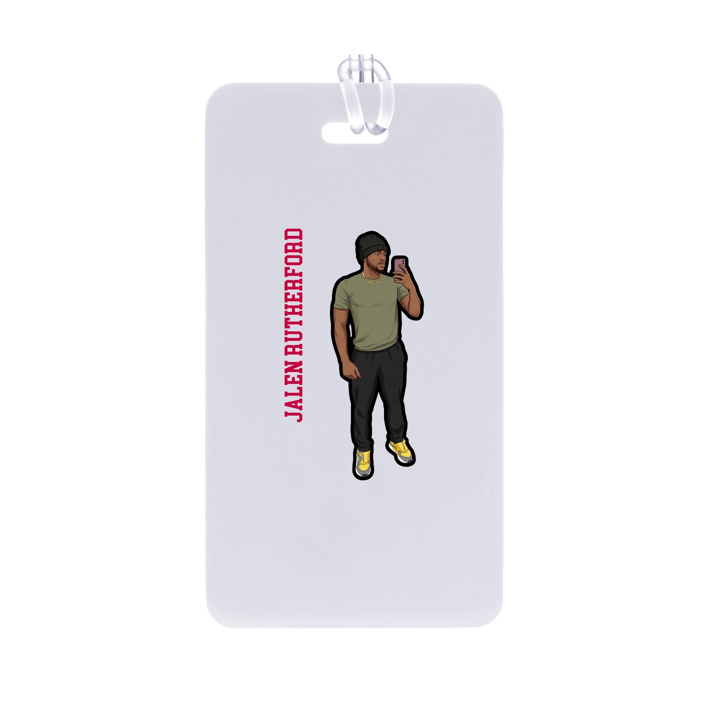 Bag Tag — Name Vertical in Classic