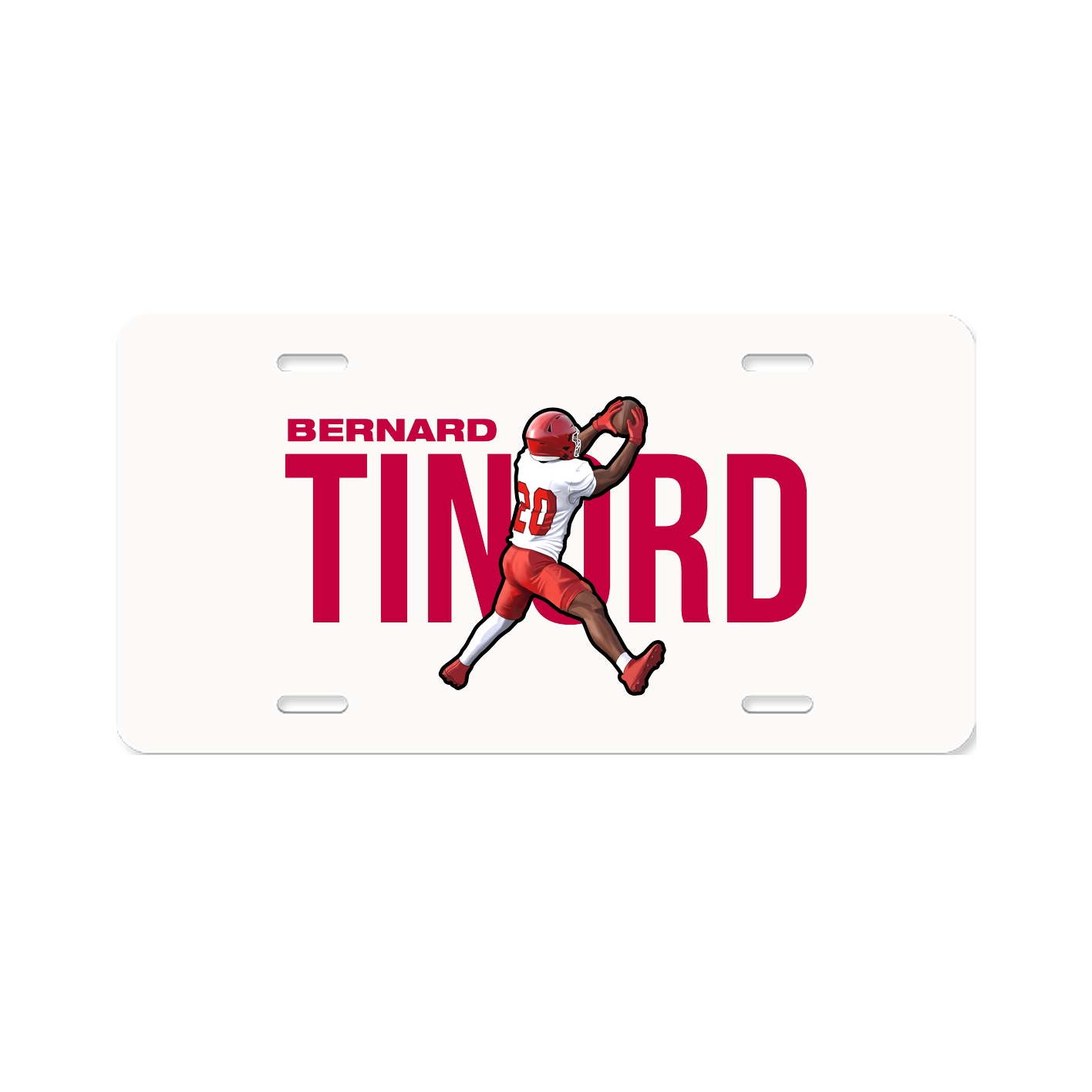 License Plate — Player Name in Classic