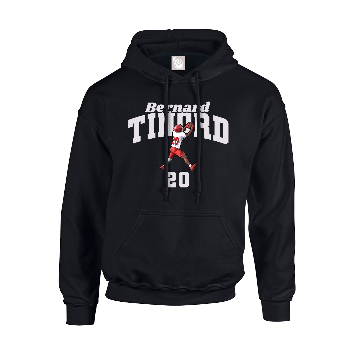 Youth Hoodie — Signature Arch in Black