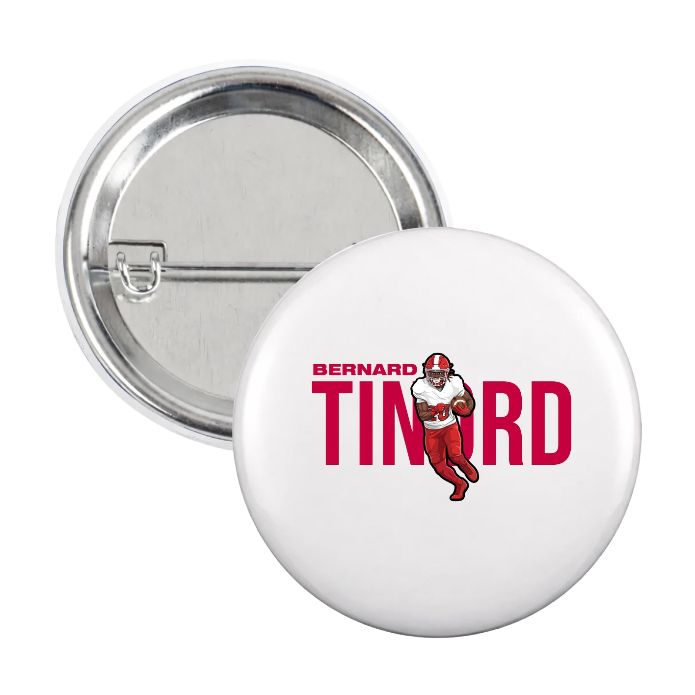 Game Day Button — Player Name in White