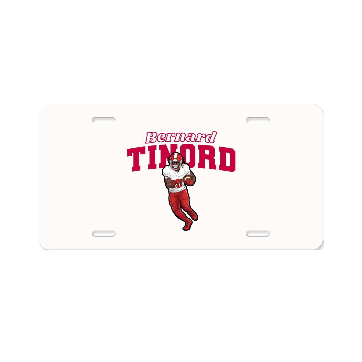 License Plate — Name Arch in Classic