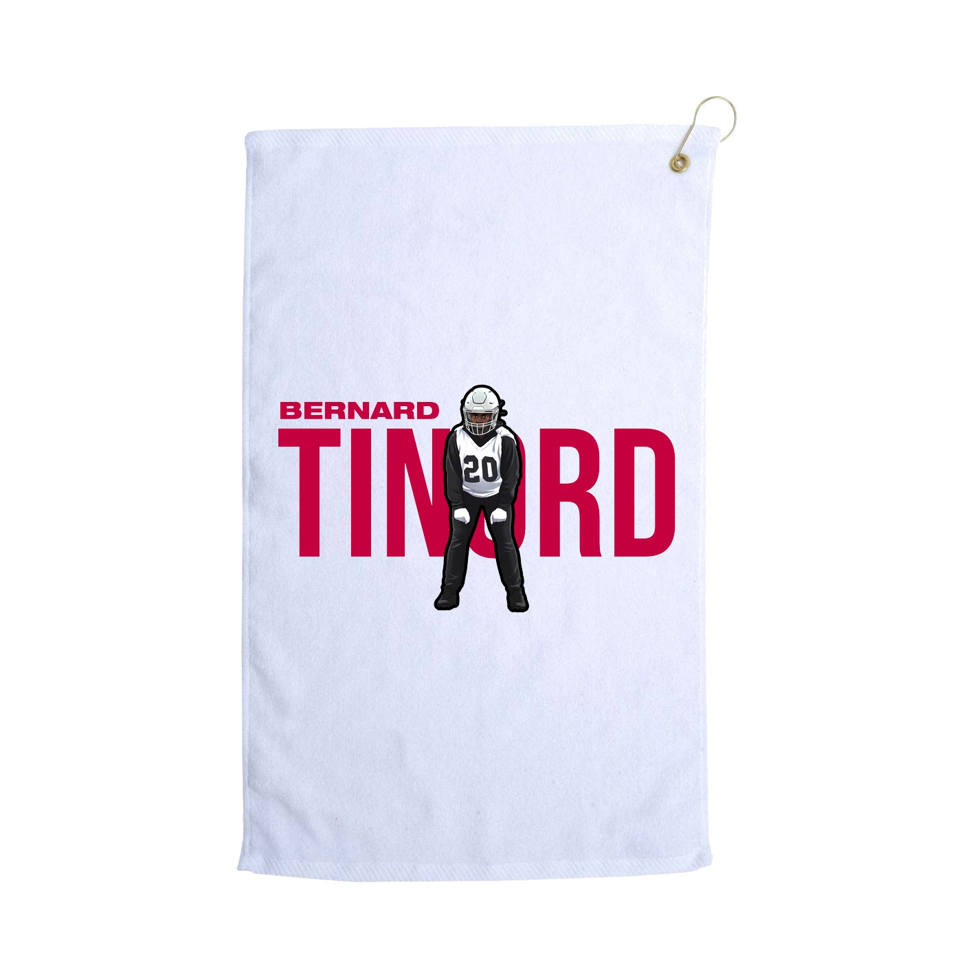 Golf Towel — Player Name in White