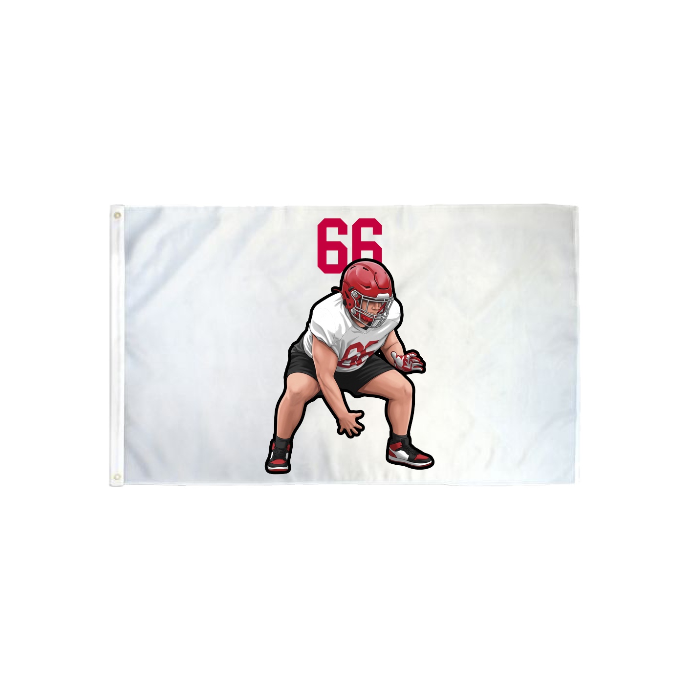 3x5 Flag — Number Top in Classic