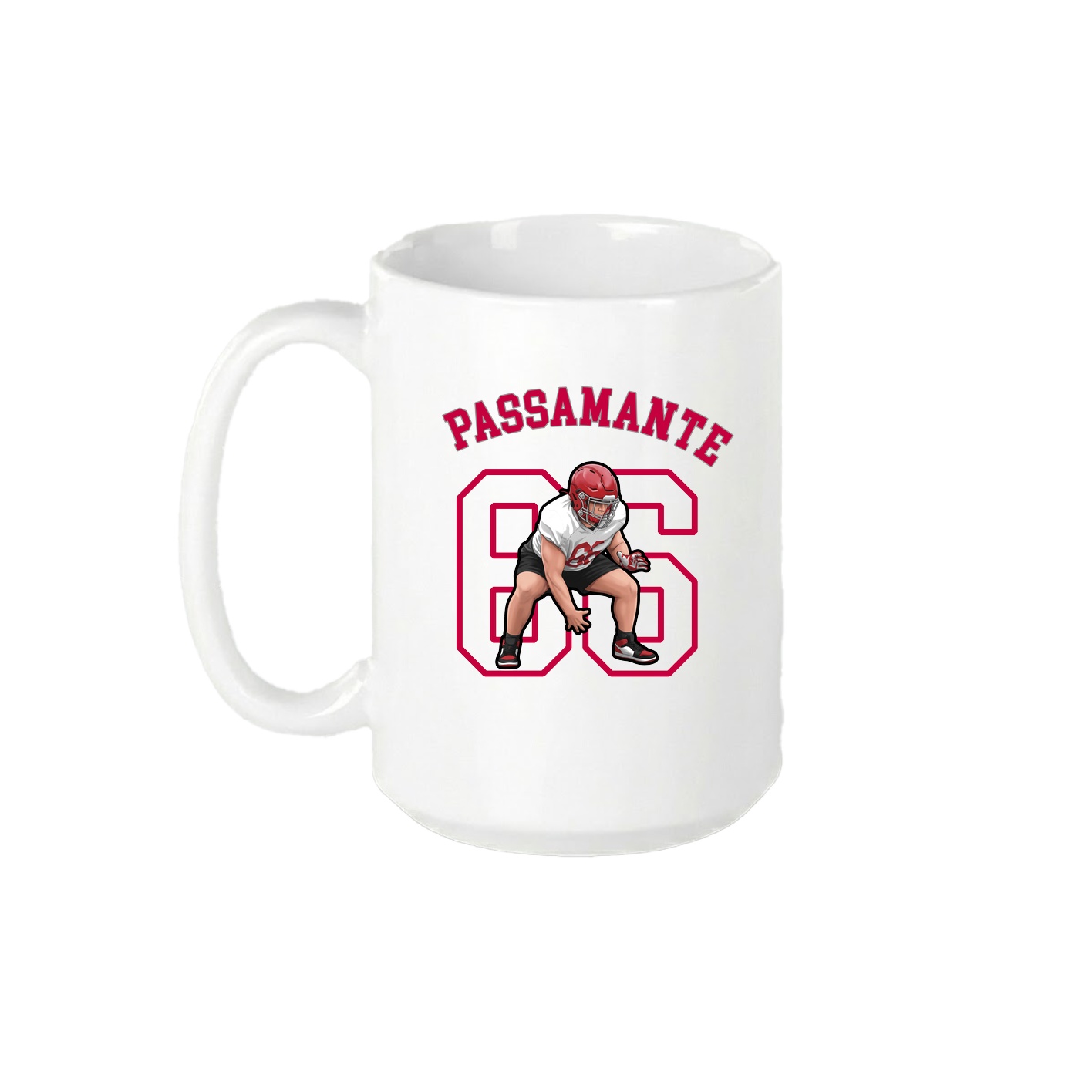 15oz Coffee Mug — Shirsey Arch in White