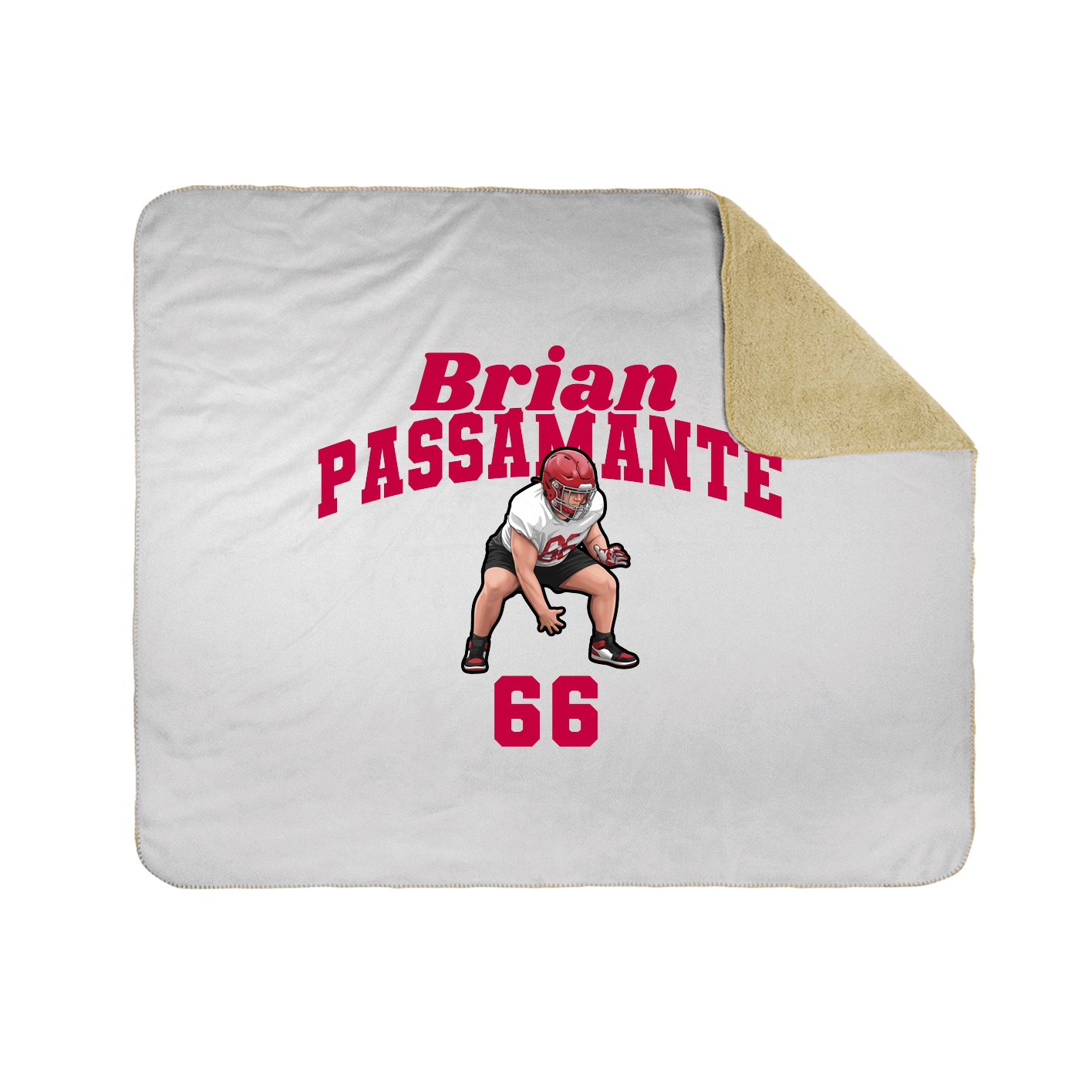 Throw Blanket — Signature Arch in White