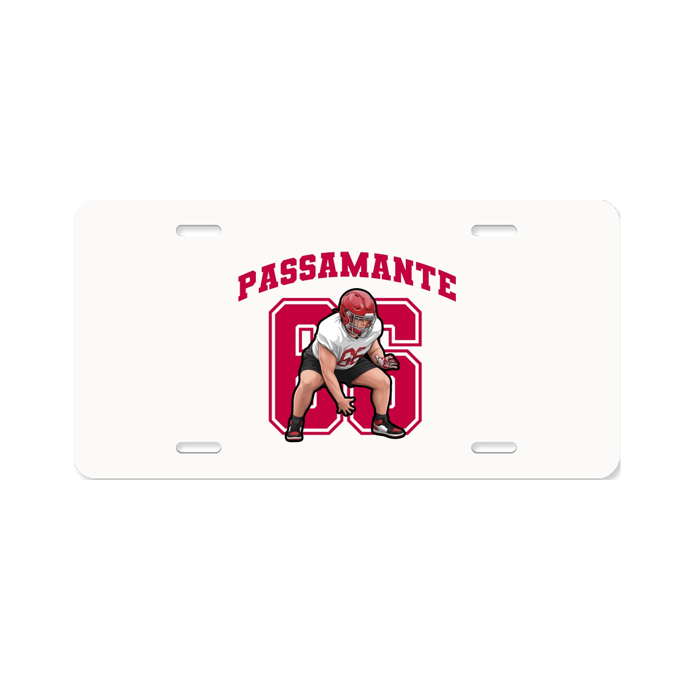License Plate — Number in Classic