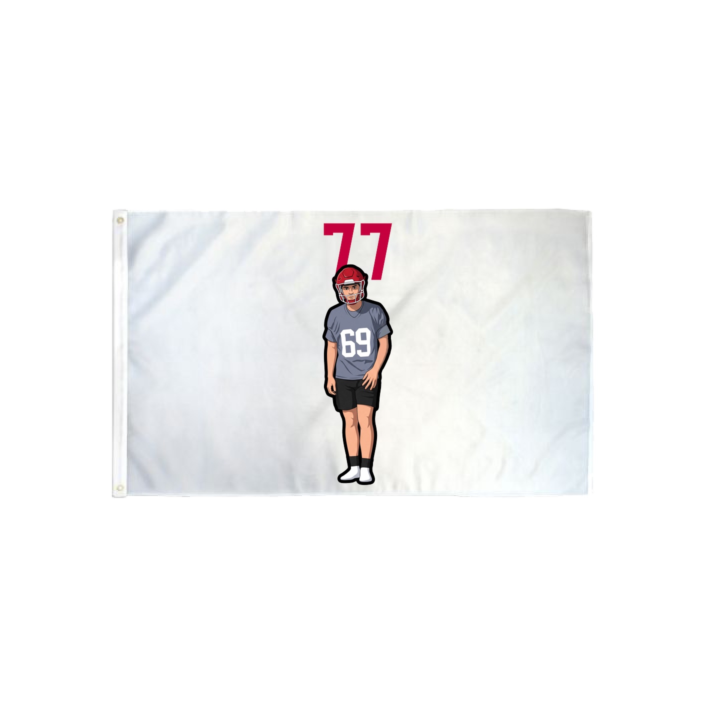 3x5 Flag — Number Top in Classic