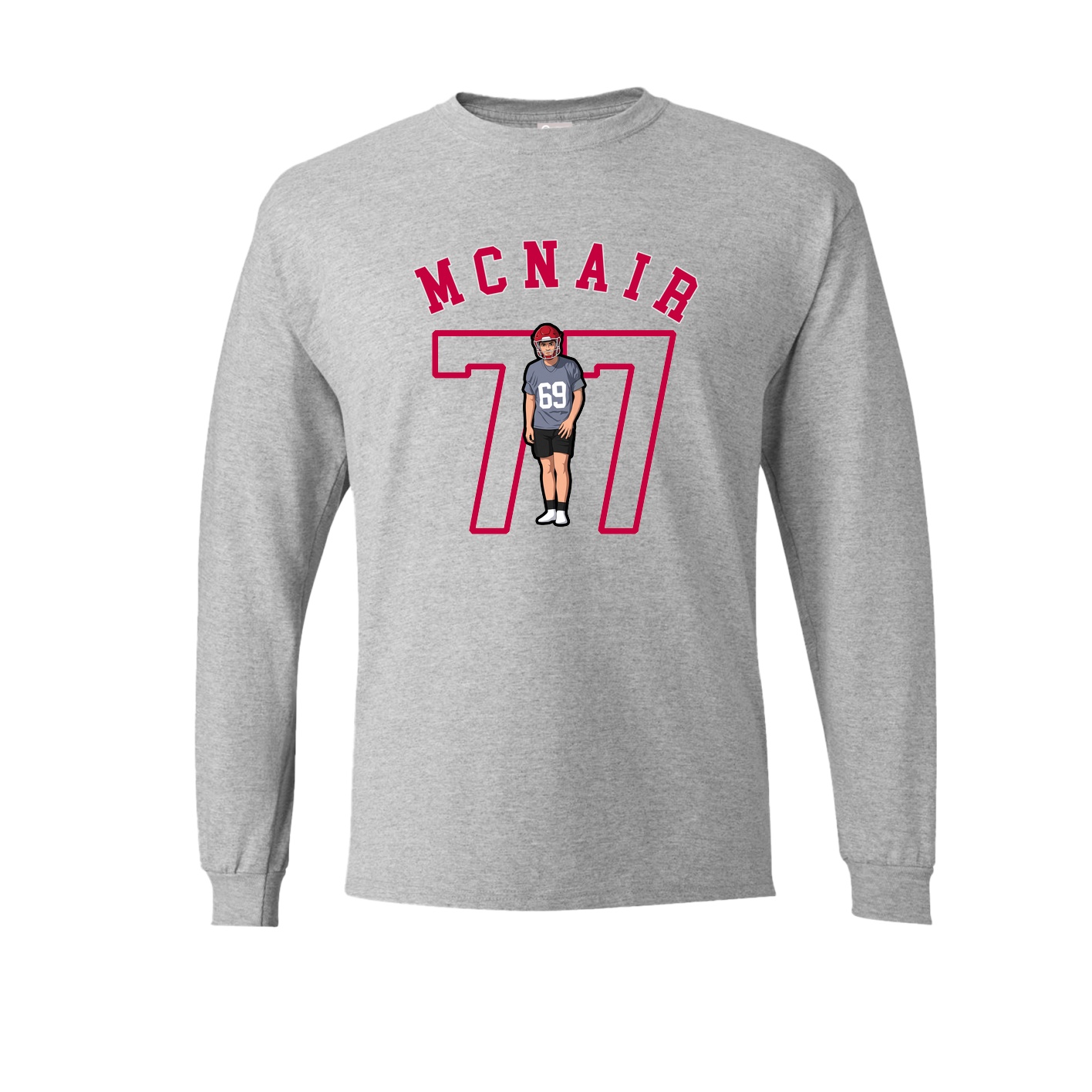 Long Sleeve Tee — Shirsey Arch in Grey