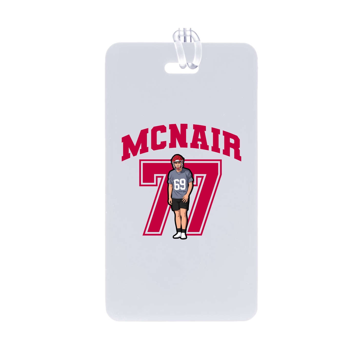 Bag Tag — Number in Classic