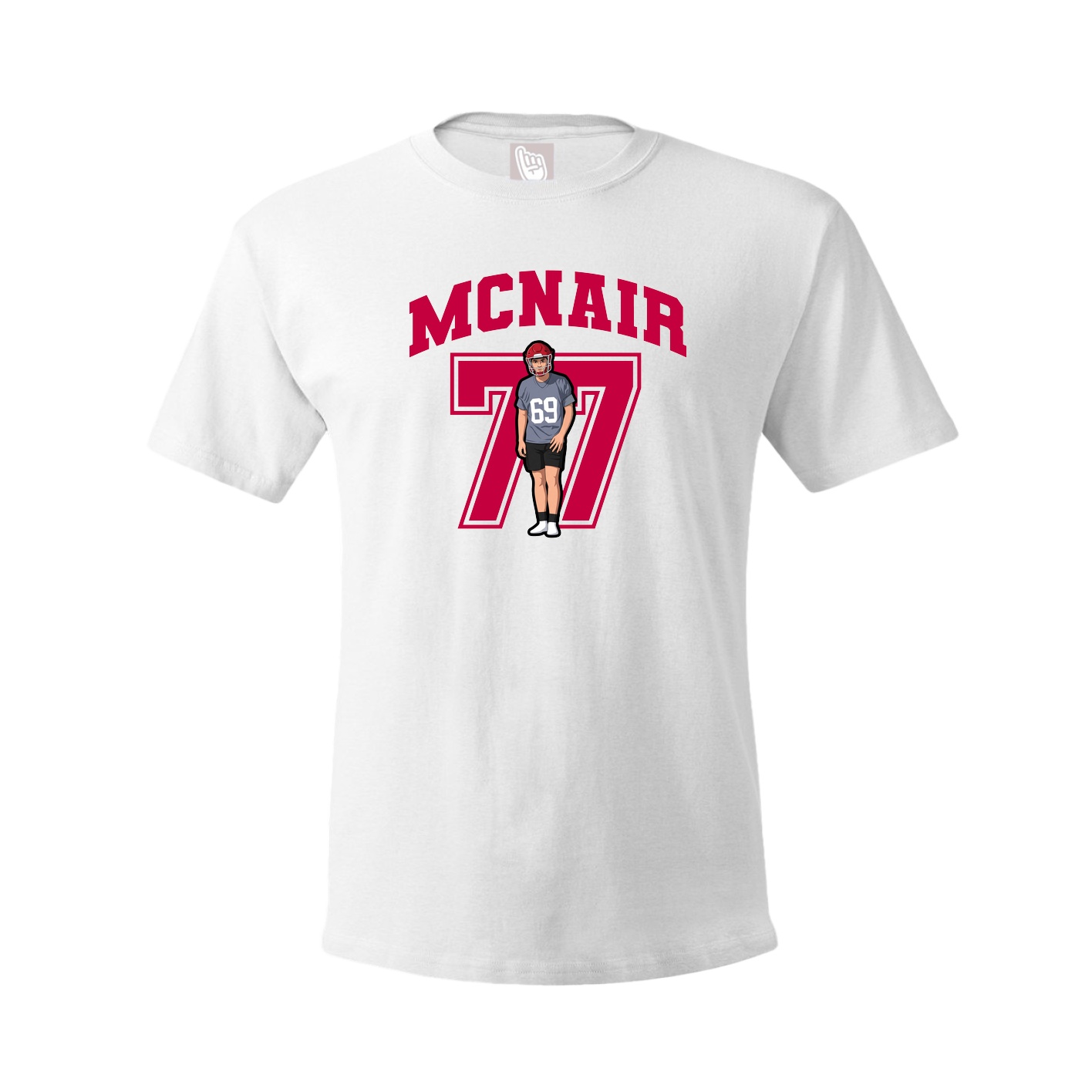 Tee — Number in White