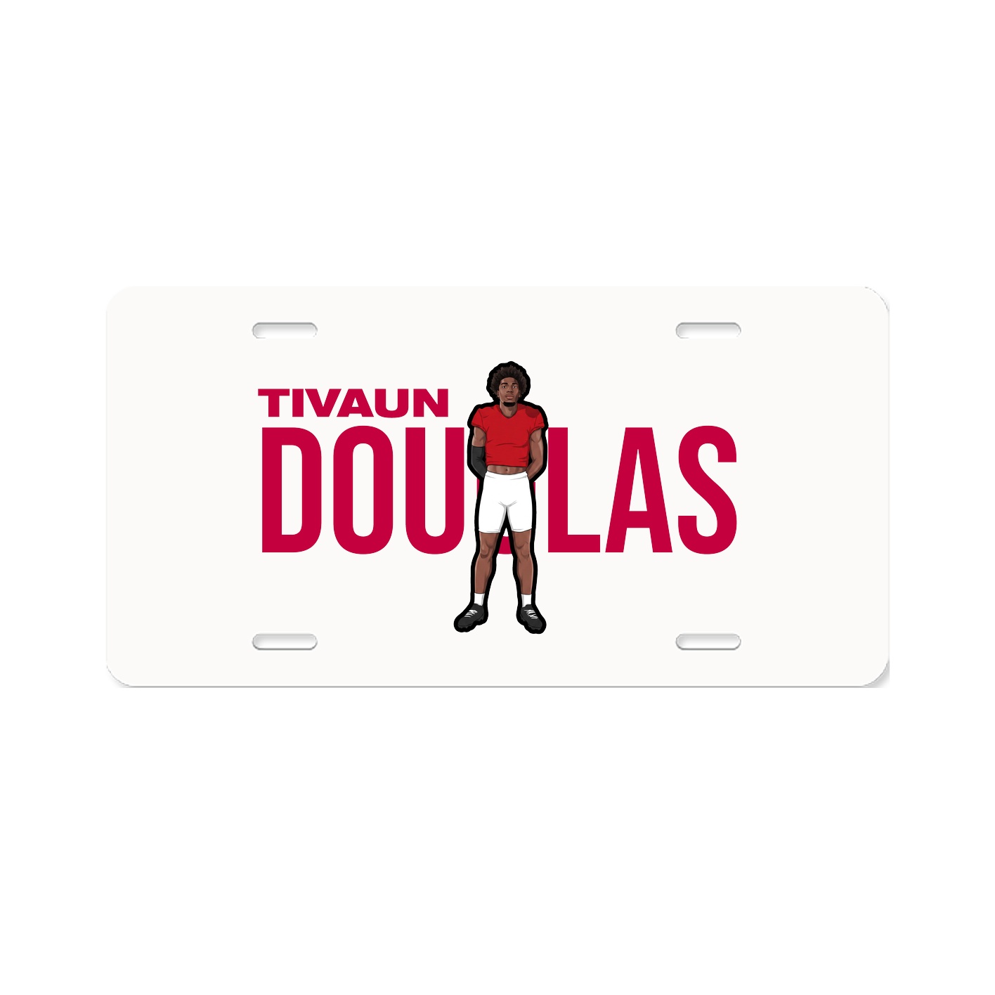 License Plate — Player Name in Classic