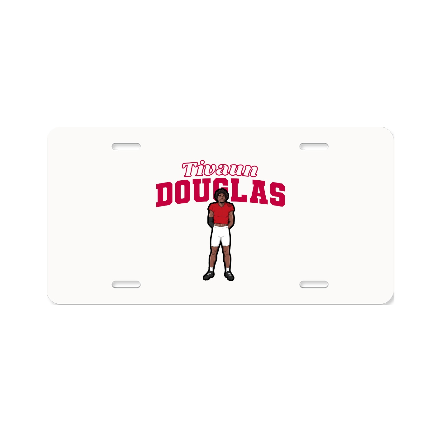 License Plate — Name Arch in Classic
