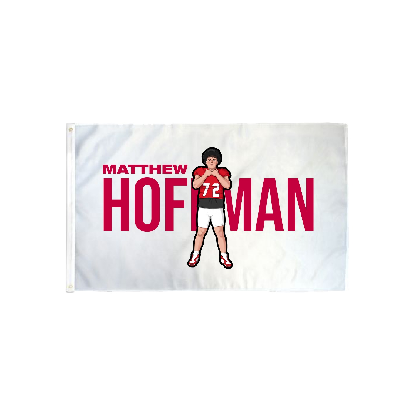 3x5 Flag — Player Name in Classic