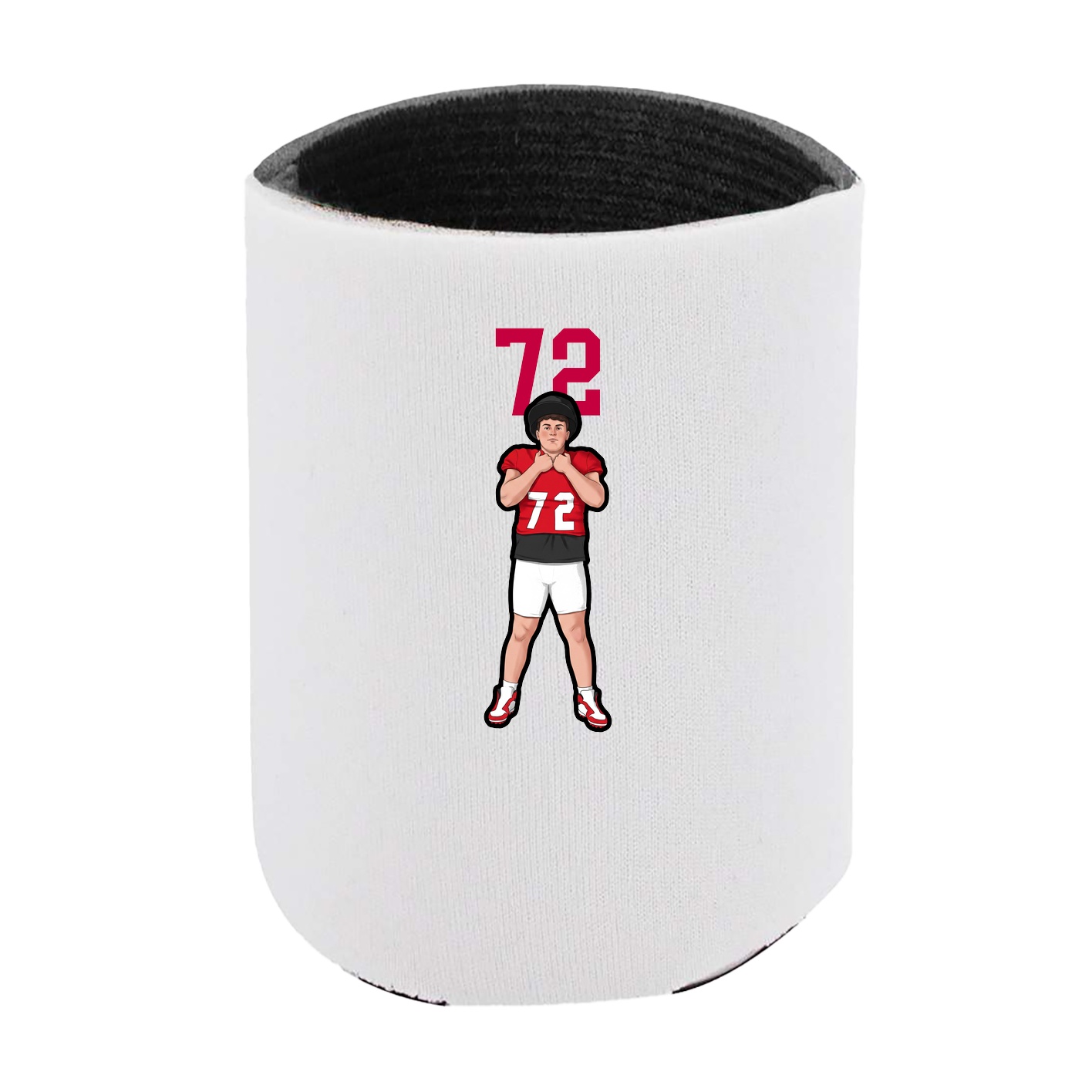 Can Holder — Number Top in White