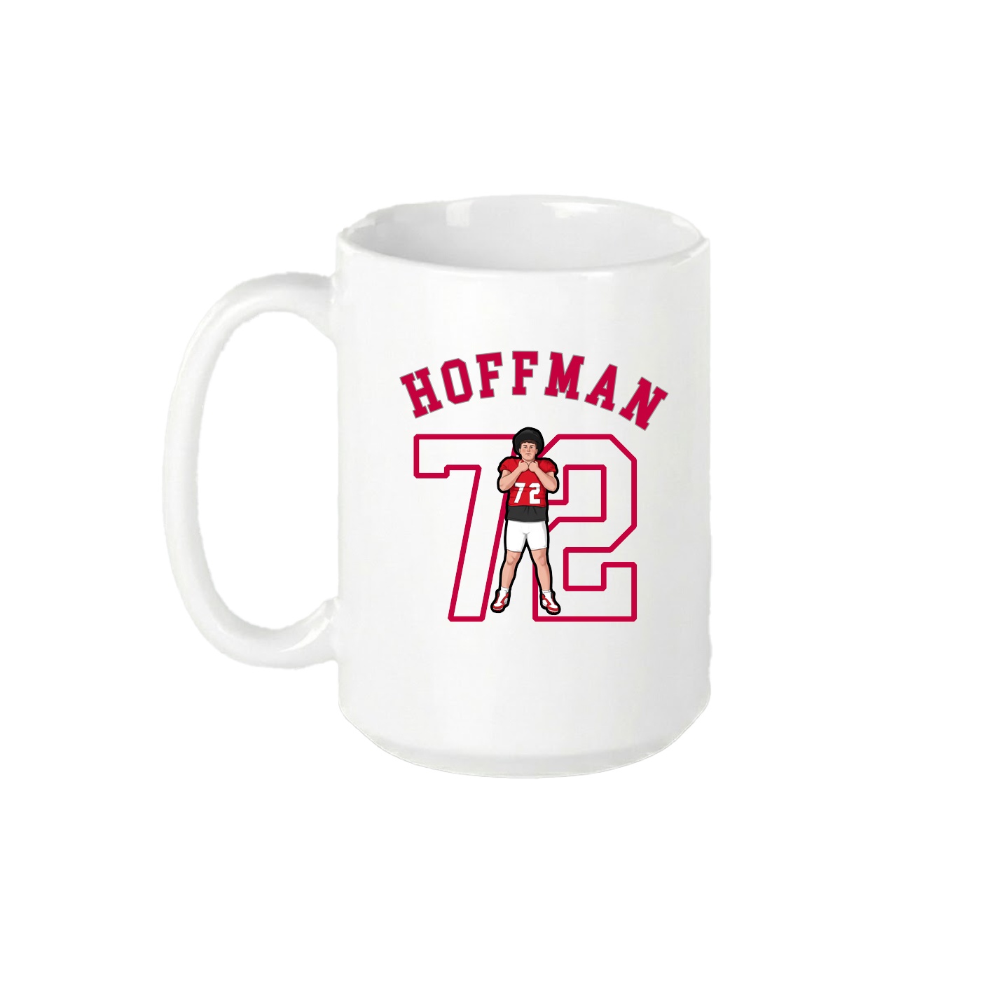 15oz Coffee Mug — Shirsey Arch in White