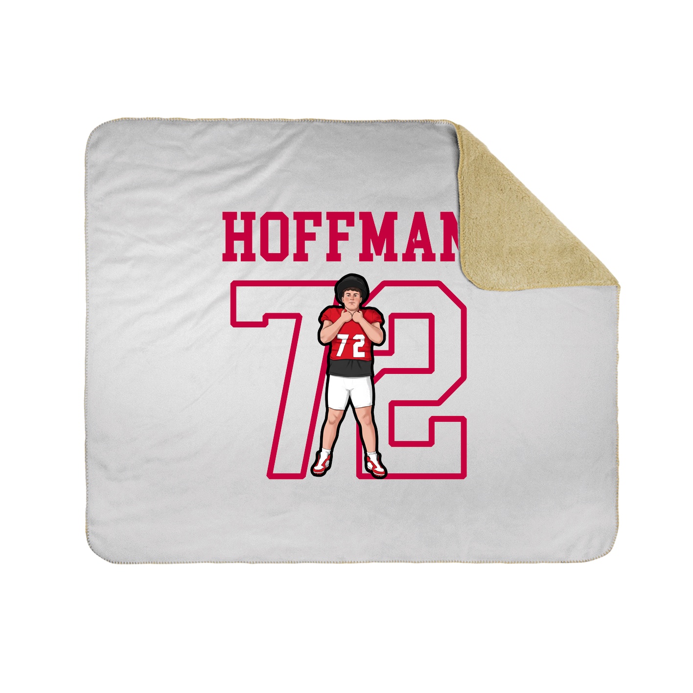 Throw Blanket — Shirsey in White