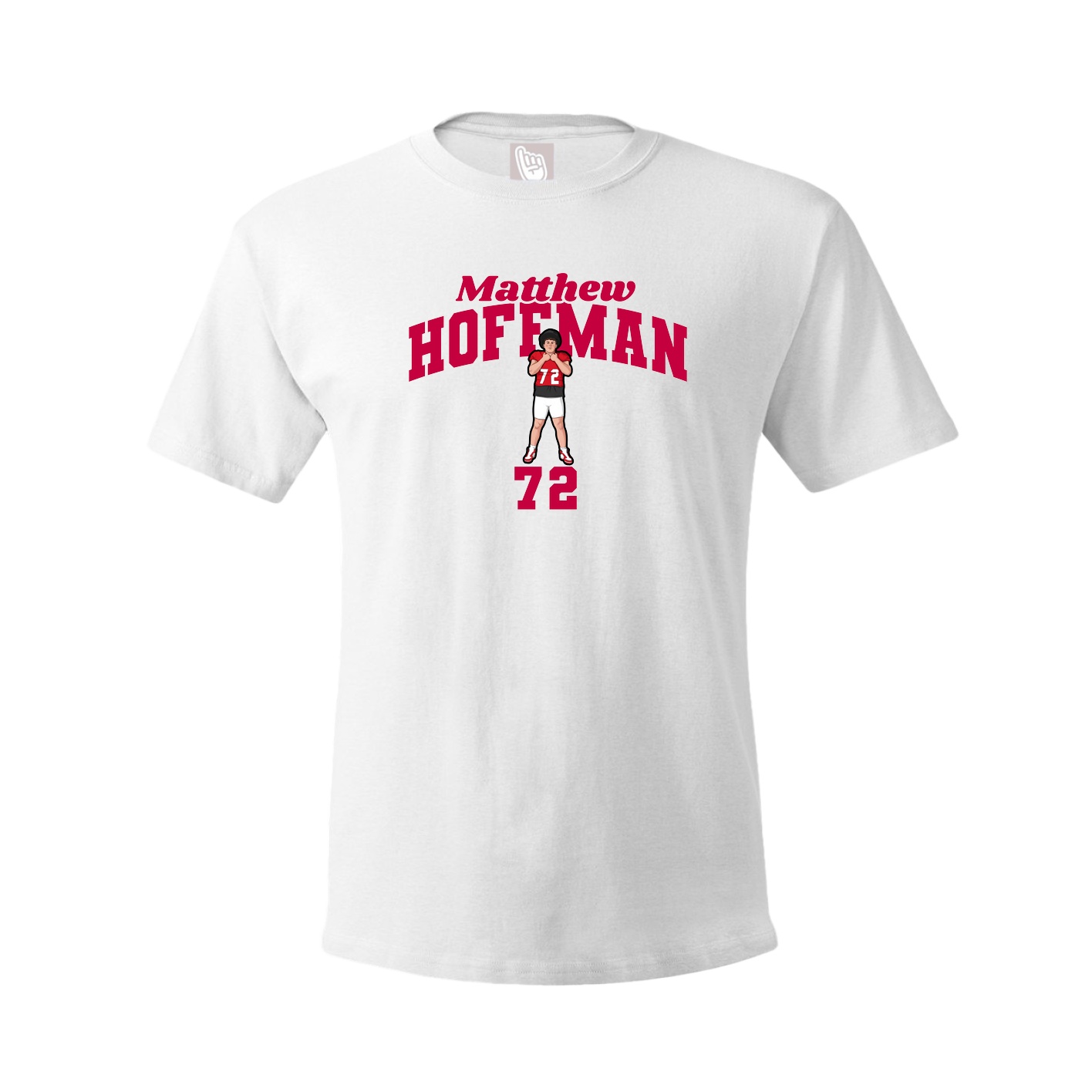 Youth Tee — Signature Arch in White